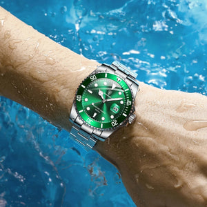 Poedagar relogio masculino prova de agua