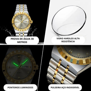 Poedagar masculino Biancardi Gold Grey vidro ultra resistente