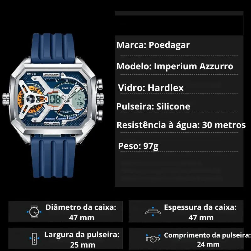 relogio masculino estilo esportivo