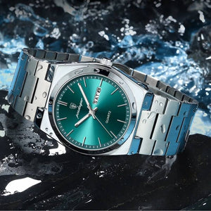 Poedagar Magnate Verdi Acqua para homens elegantes