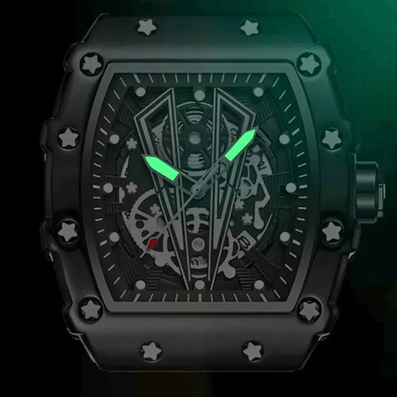Poedagar Masculino esportivo pulseira silicone