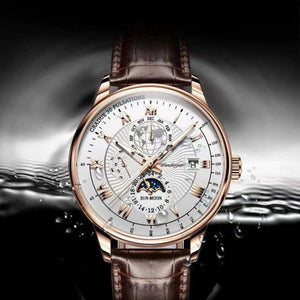 Poedagar Rosetti Lunare pulseira de couro