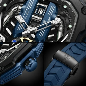 Relógio Poedagar Velocity Blue detalhes