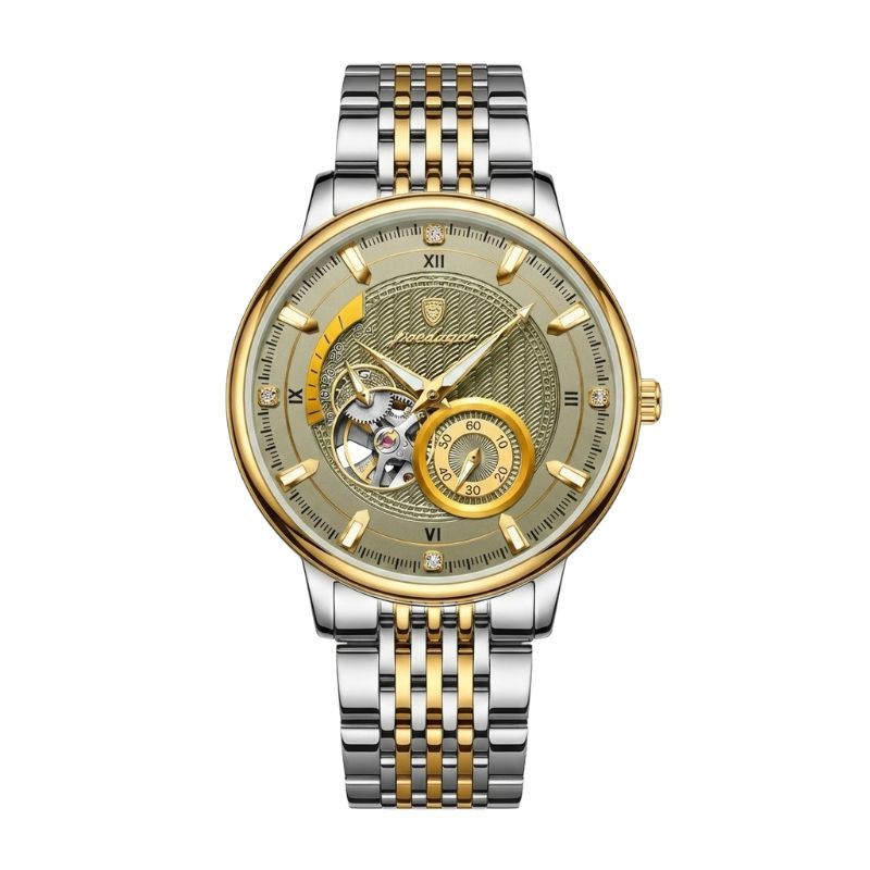 Relógio Poedagar Botticelli Gold Grey automático
