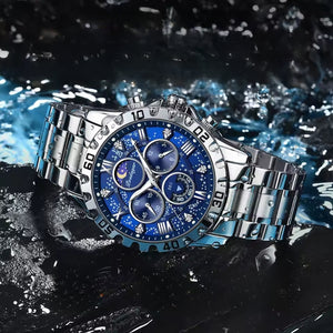 Poedagar masculino  em aço e a prova d água