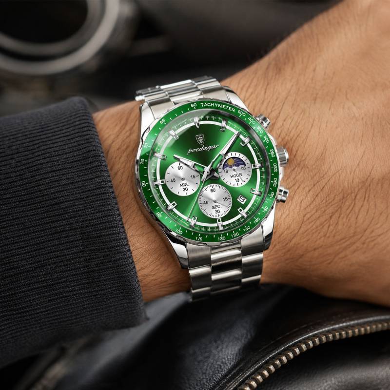 Relogio Poedagar Green Celestiale