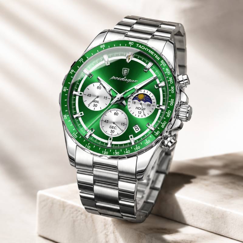 Relogio Poedagar Brasil Green Celestiale