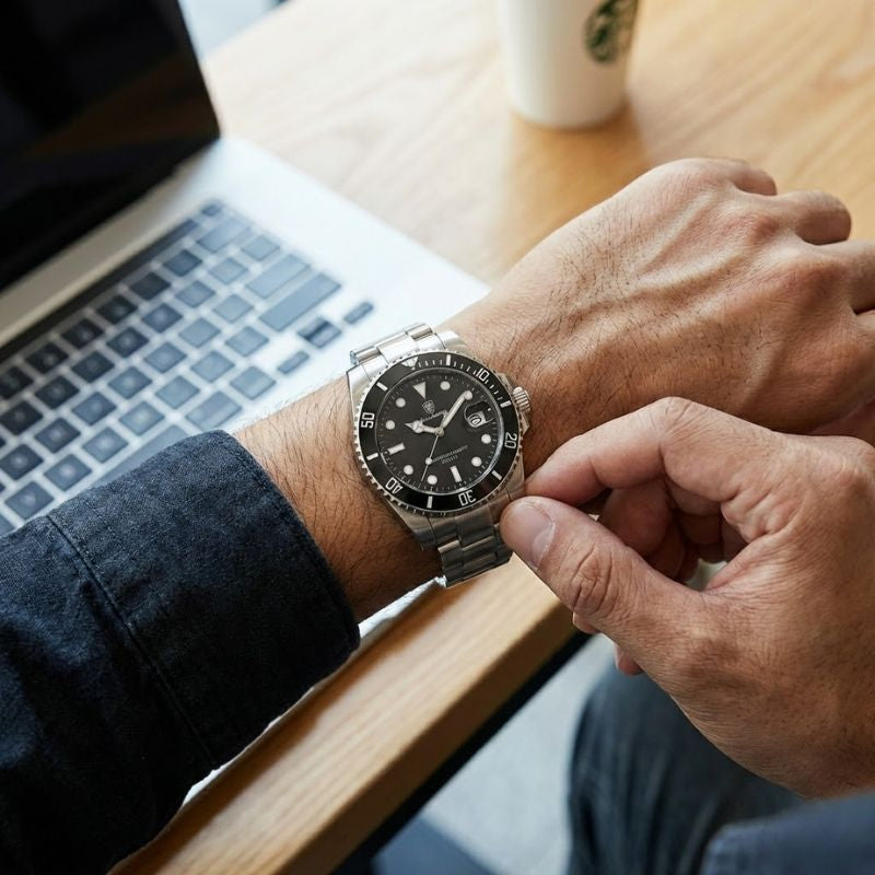 Poedagar Oficial Bernini Silver Black