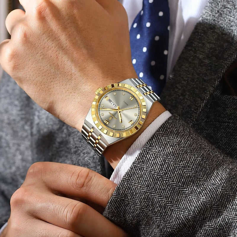 Poedagar masculino  Biancardi Gold Grey alto luxo executivo