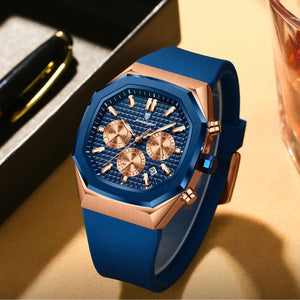 Poedagar masculino esportivo pulseira de silicone