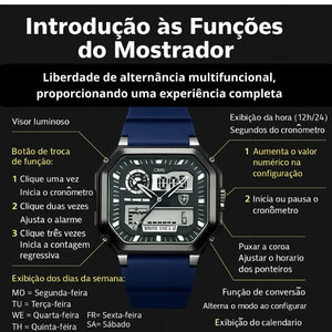 Poedagar Brasil masculino multifuncional