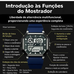 relogio masculino multifuncional