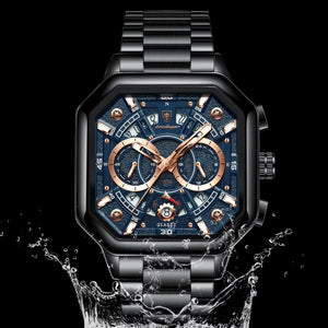 Poedagar Loretto Black Blue prova de agua