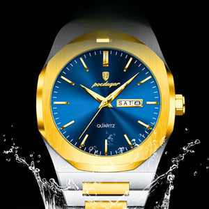 Poedagar masculino Monticello Blue alto luxo