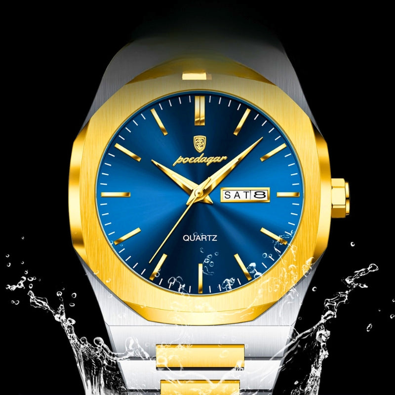 Poedagar masculino Monticello Blue alto luxo