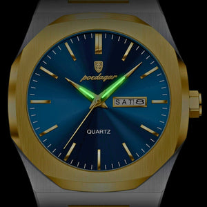 Poedagar Monticello Gold Blue ponteiros luminosos