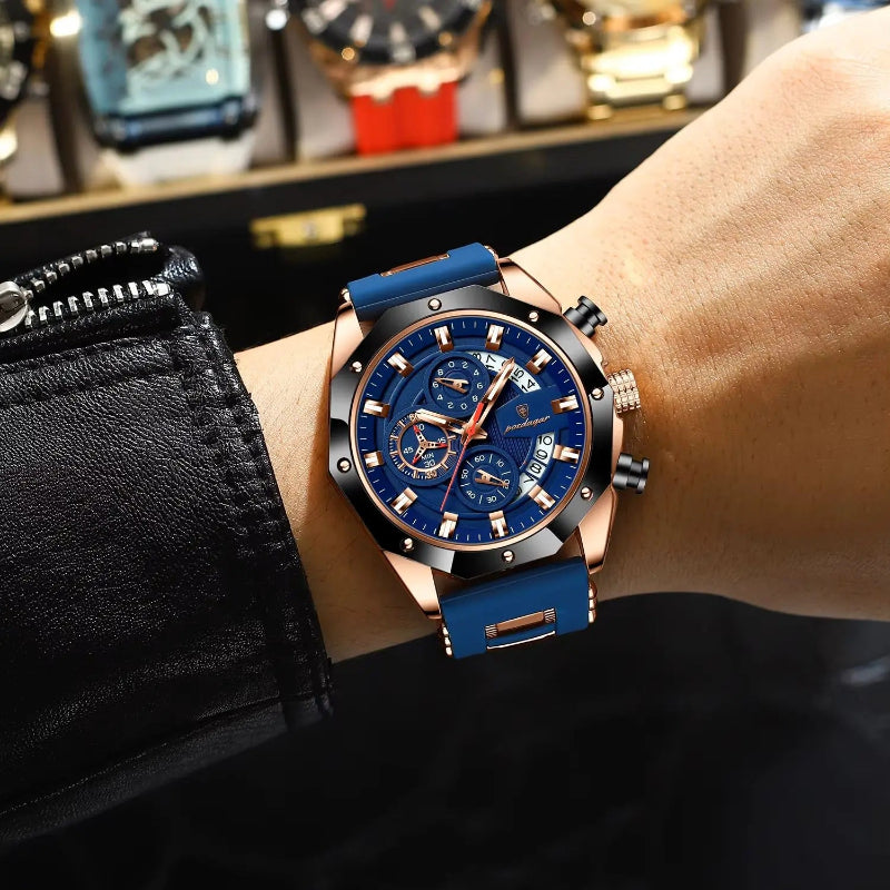 Poedagar Philippe Rose Gold Blue