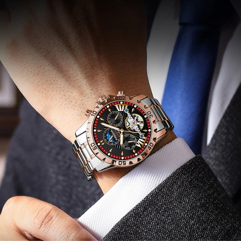 Poedagar masculino imponente e sofisticado