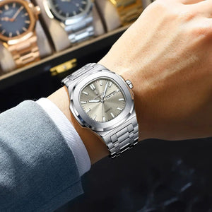 Poedagar Thierry Luxo caixa em aco inoxidavel