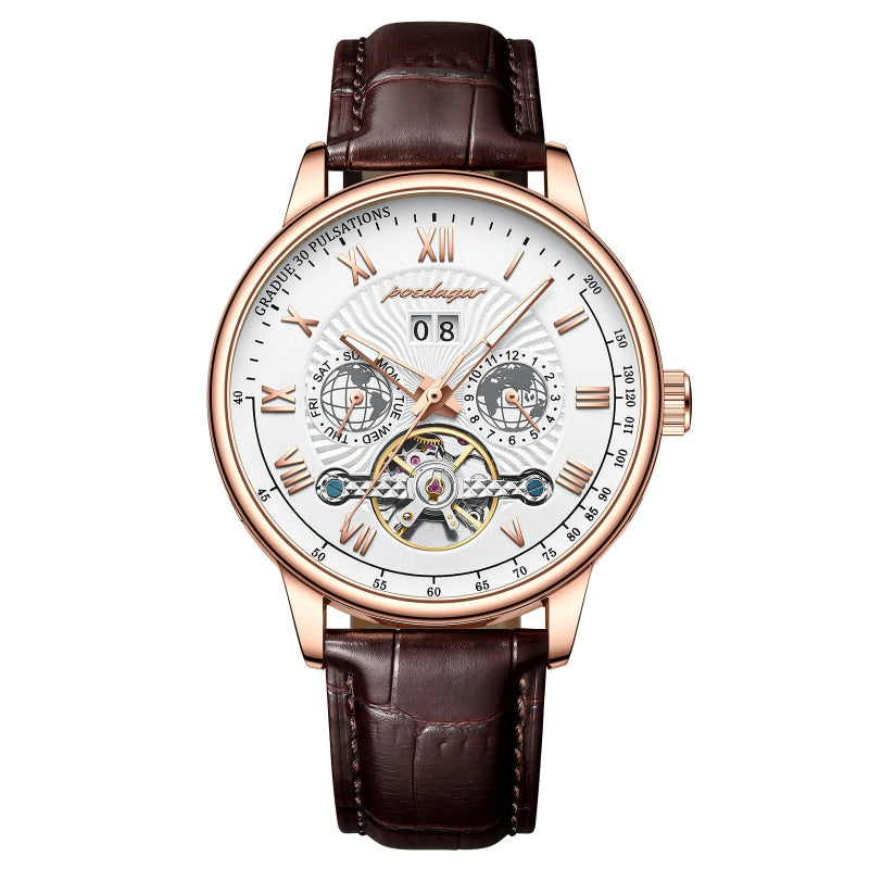 Poedagar Vincenzo Regolatore pulseira de couro