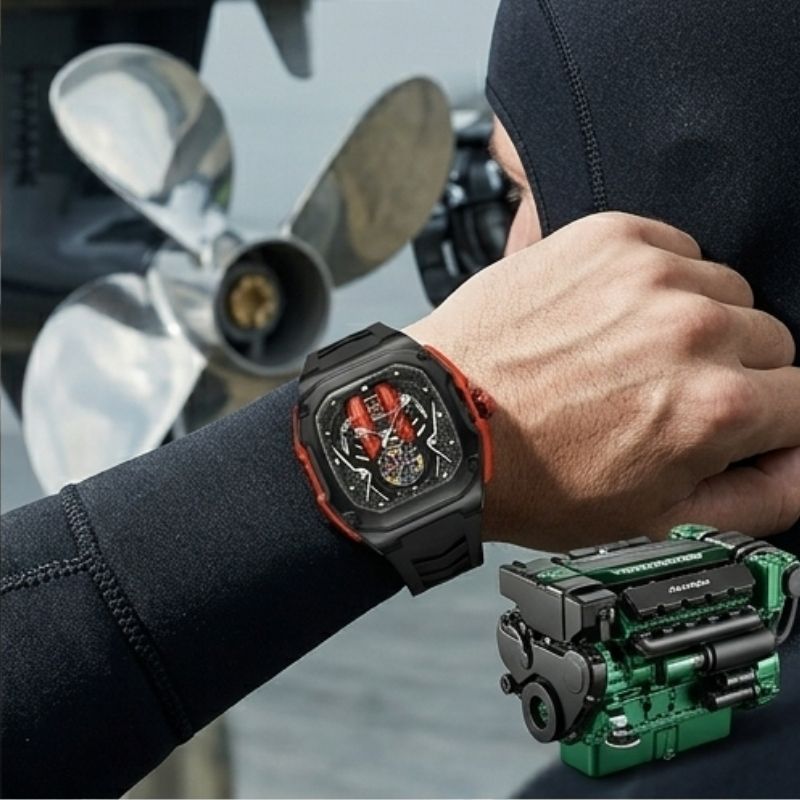 Relógio Poedagar Velocity masculino luxo