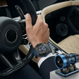 Relógio Poedagar Velocity Blue prova de agua