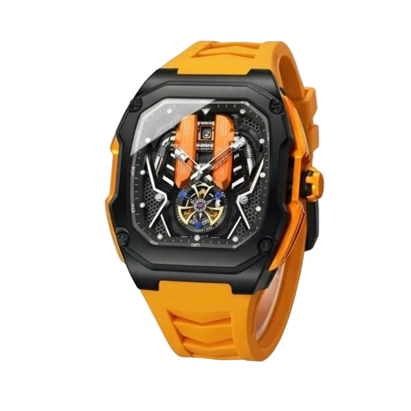 Relógio Poedagar Velocity Orange esportivo